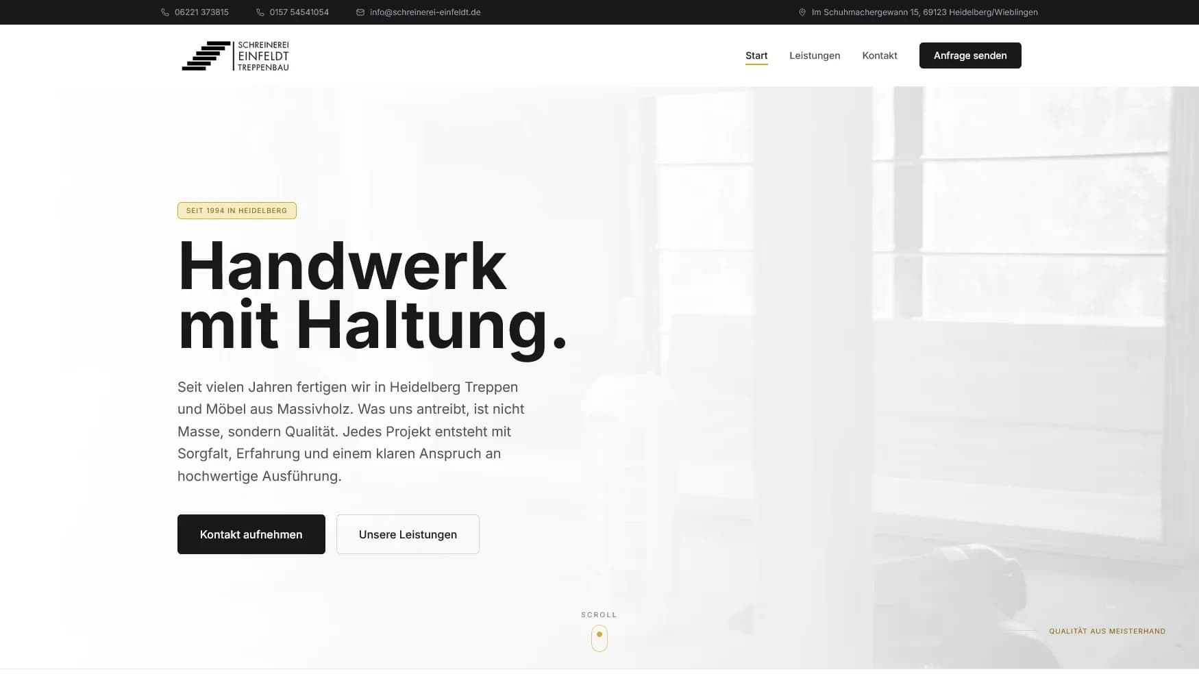 Schreinerei Einfeldt